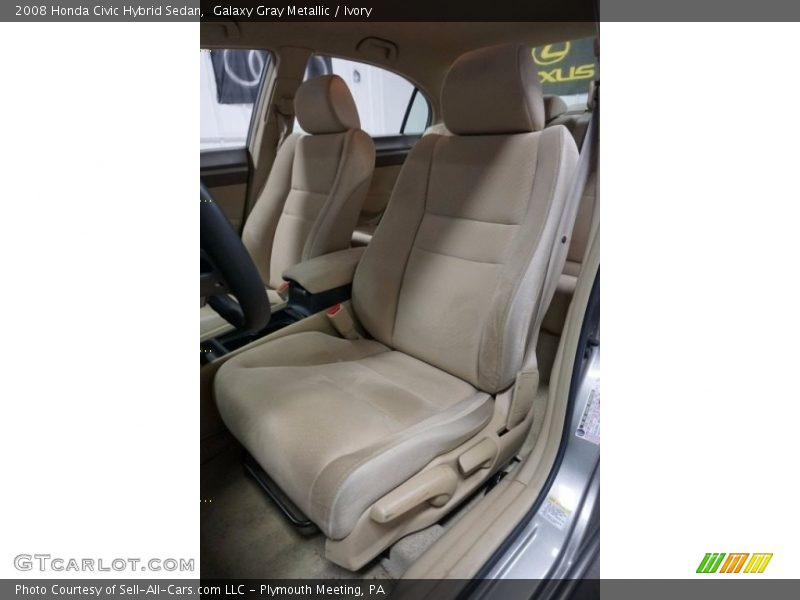 Galaxy Gray Metallic / Ivory 2008 Honda Civic Hybrid Sedan