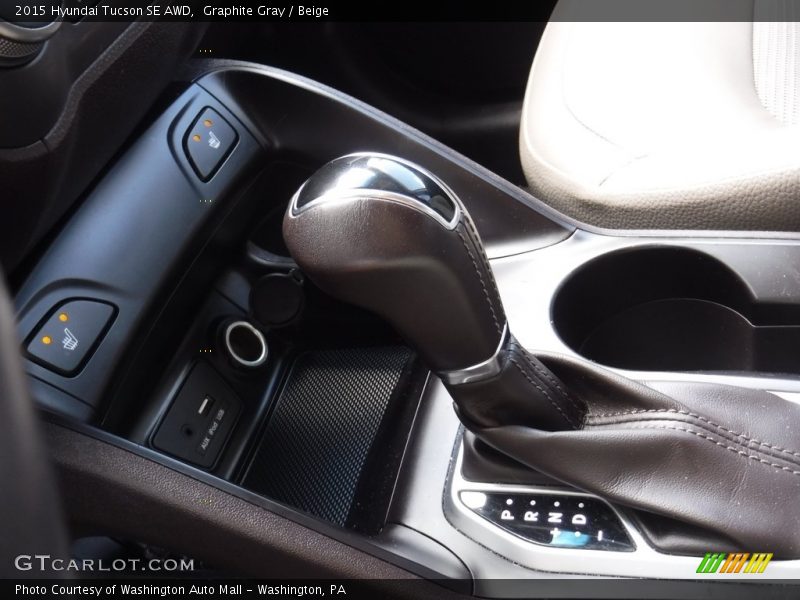 Graphite Gray / Beige 2015 Hyundai Tucson SE AWD