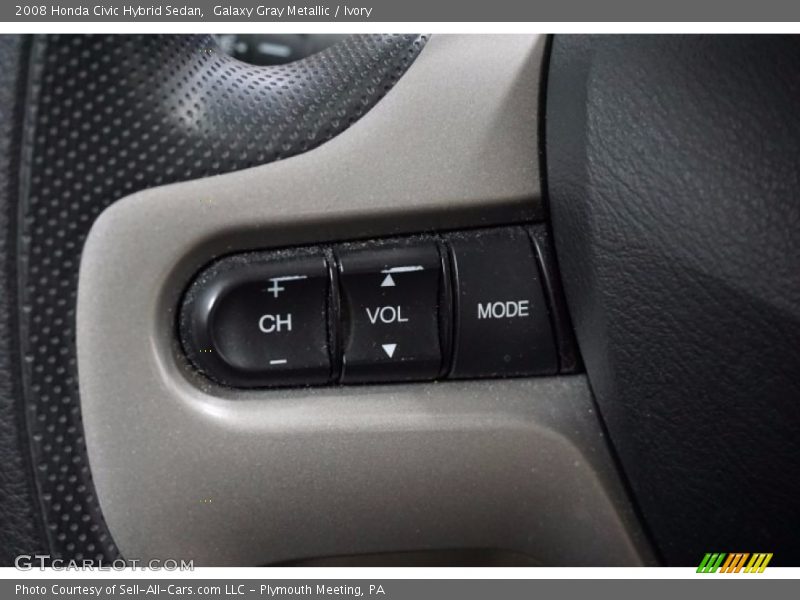 Galaxy Gray Metallic / Ivory 2008 Honda Civic Hybrid Sedan