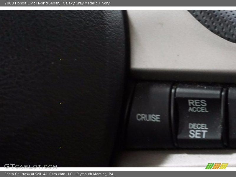 Galaxy Gray Metallic / Ivory 2008 Honda Civic Hybrid Sedan