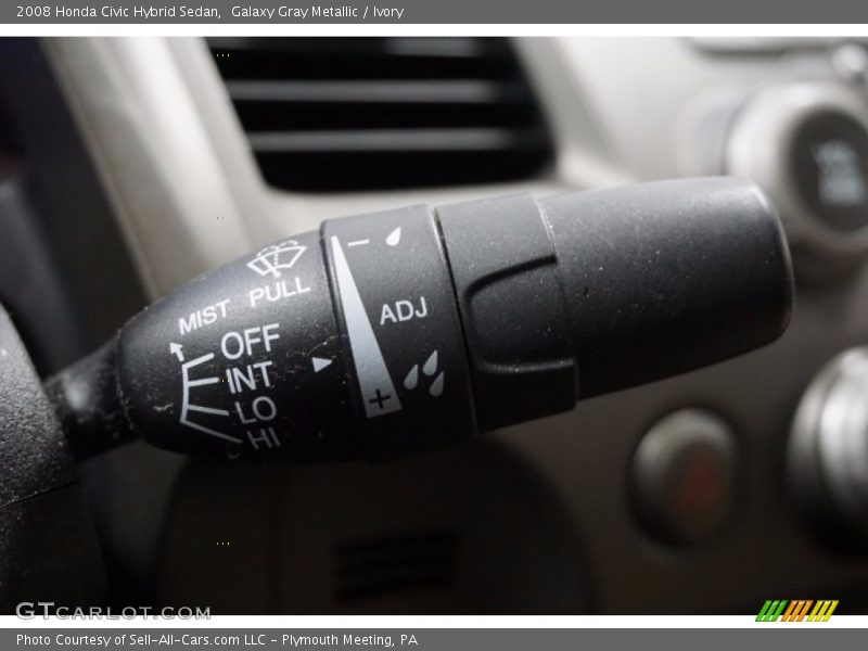 Galaxy Gray Metallic / Ivory 2008 Honda Civic Hybrid Sedan