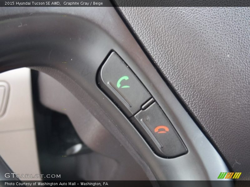 Graphite Gray / Beige 2015 Hyundai Tucson SE AWD