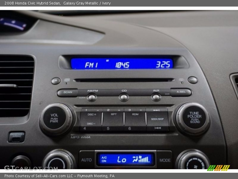 Galaxy Gray Metallic / Ivory 2008 Honda Civic Hybrid Sedan