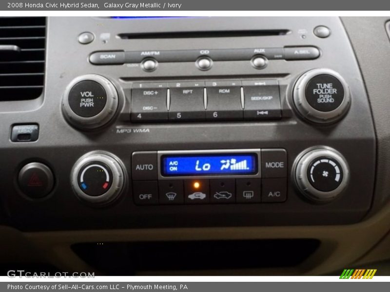 Galaxy Gray Metallic / Ivory 2008 Honda Civic Hybrid Sedan