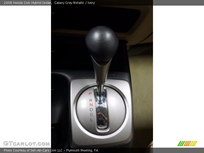 Galaxy Gray Metallic / Ivory 2008 Honda Civic Hybrid Sedan