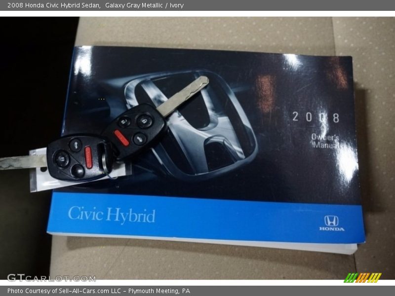 Galaxy Gray Metallic / Ivory 2008 Honda Civic Hybrid Sedan