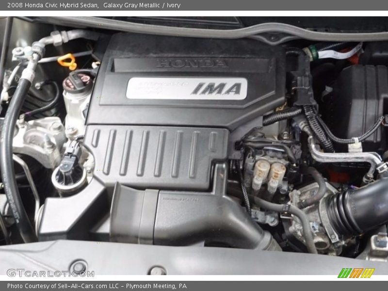 Galaxy Gray Metallic / Ivory 2008 Honda Civic Hybrid Sedan