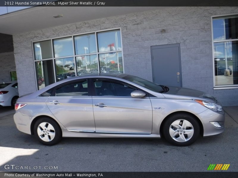 Hyper Silver Metallic / Gray 2012 Hyundai Sonata Hybrid