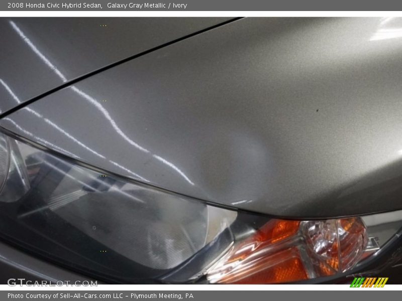 Galaxy Gray Metallic / Ivory 2008 Honda Civic Hybrid Sedan