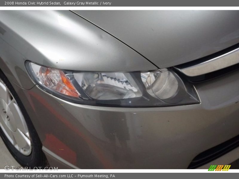 Galaxy Gray Metallic / Ivory 2008 Honda Civic Hybrid Sedan