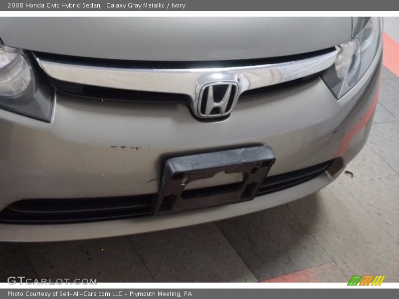 Galaxy Gray Metallic / Ivory 2008 Honda Civic Hybrid Sedan