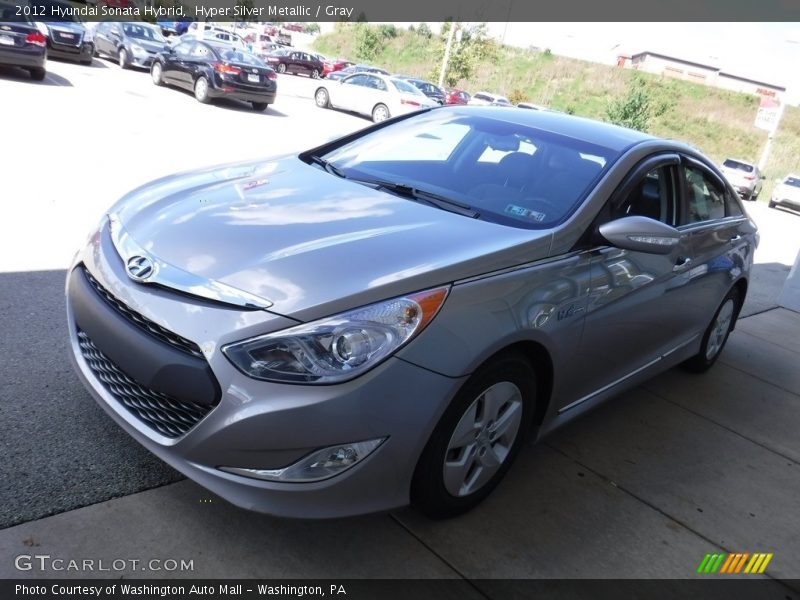 Hyper Silver Metallic / Gray 2012 Hyundai Sonata Hybrid