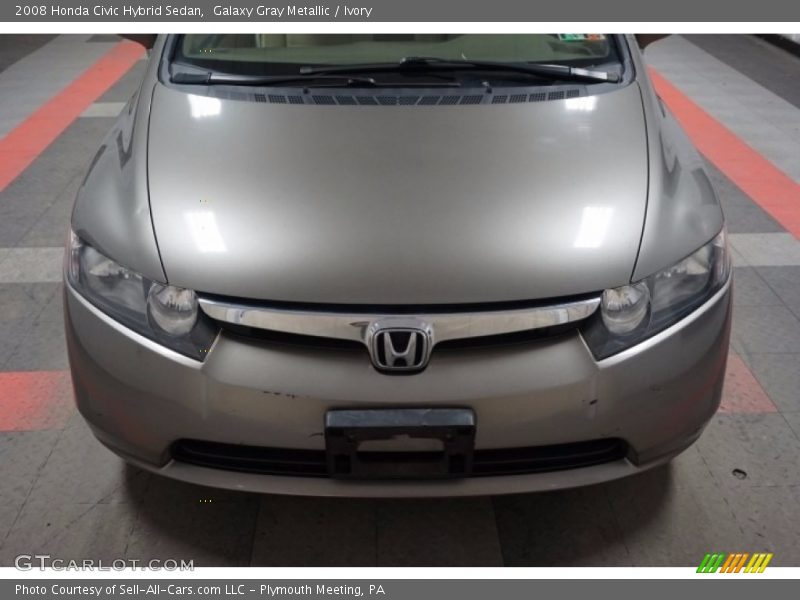 Galaxy Gray Metallic / Ivory 2008 Honda Civic Hybrid Sedan