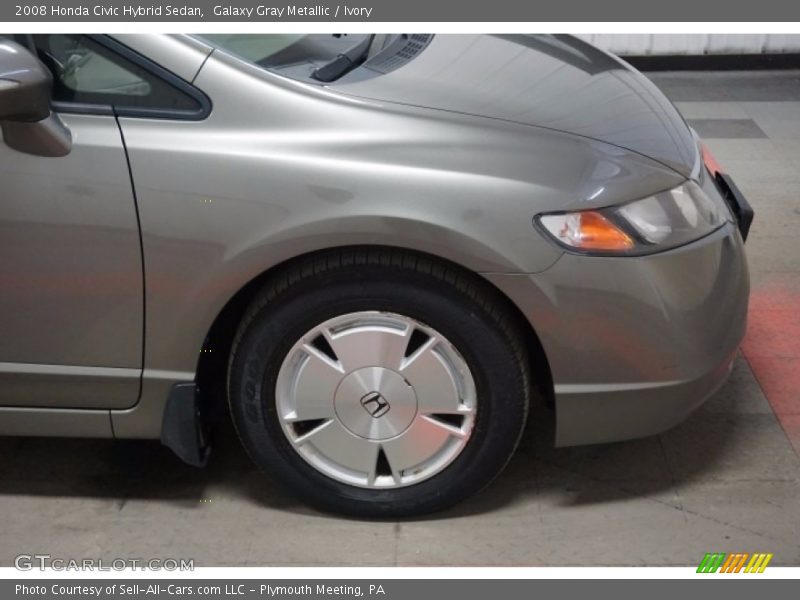 Galaxy Gray Metallic / Ivory 2008 Honda Civic Hybrid Sedan