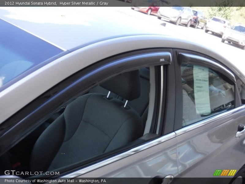 Hyper Silver Metallic / Gray 2012 Hyundai Sonata Hybrid
