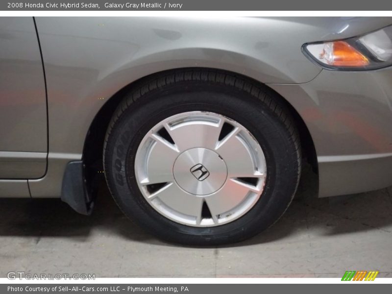 Galaxy Gray Metallic / Ivory 2008 Honda Civic Hybrid Sedan