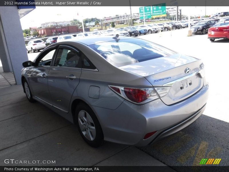 Hyper Silver Metallic / Gray 2012 Hyundai Sonata Hybrid