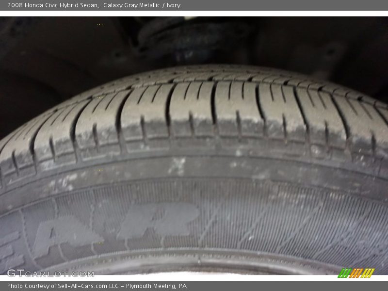 Galaxy Gray Metallic / Ivory 2008 Honda Civic Hybrid Sedan