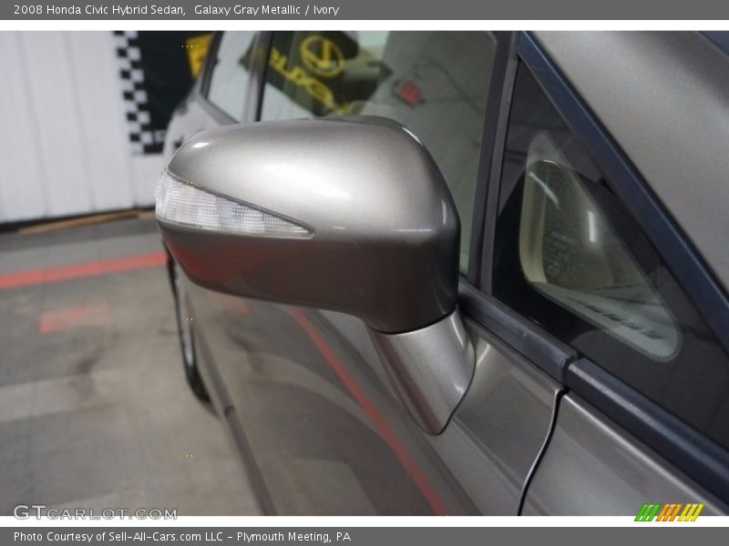 Galaxy Gray Metallic / Ivory 2008 Honda Civic Hybrid Sedan