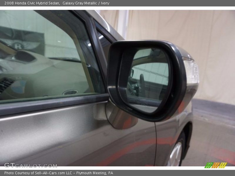 Galaxy Gray Metallic / Ivory 2008 Honda Civic Hybrid Sedan