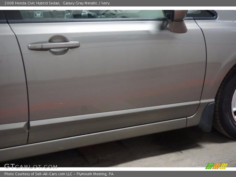 Galaxy Gray Metallic / Ivory 2008 Honda Civic Hybrid Sedan