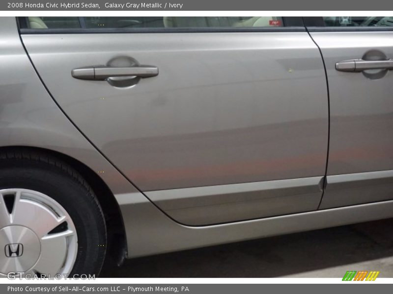 Galaxy Gray Metallic / Ivory 2008 Honda Civic Hybrid Sedan