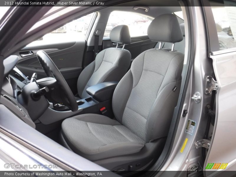 Hyper Silver Metallic / Gray 2012 Hyundai Sonata Hybrid