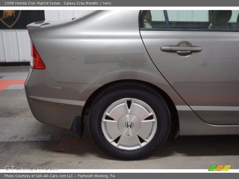 Galaxy Gray Metallic / Ivory 2008 Honda Civic Hybrid Sedan