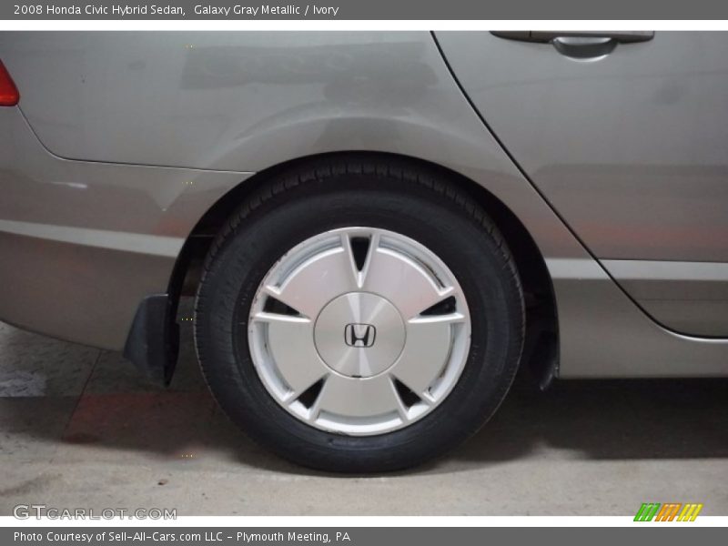 Galaxy Gray Metallic / Ivory 2008 Honda Civic Hybrid Sedan