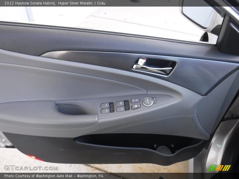 Hyper Silver Metallic / Gray 2012 Hyundai Sonata Hybrid