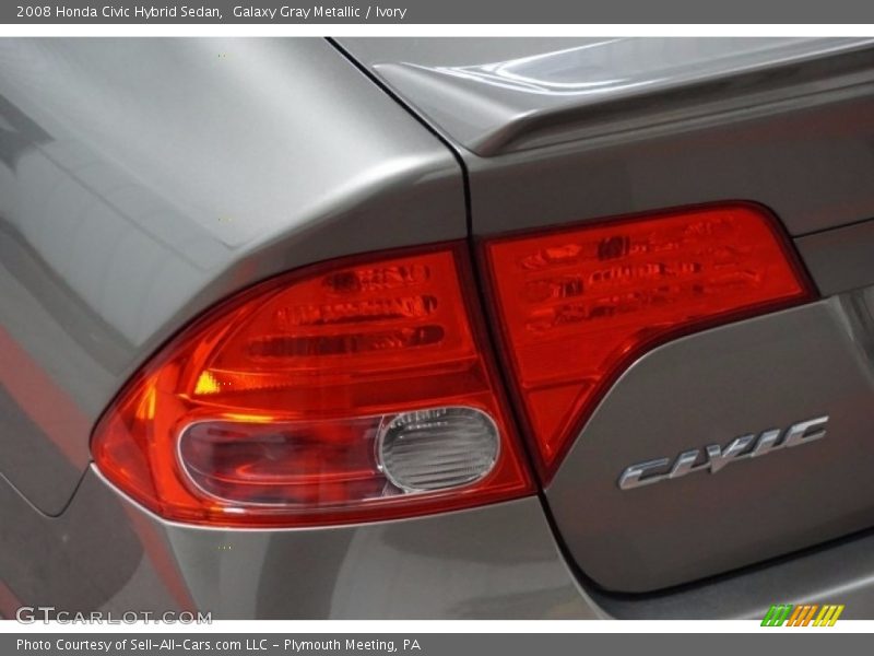 Galaxy Gray Metallic / Ivory 2008 Honda Civic Hybrid Sedan