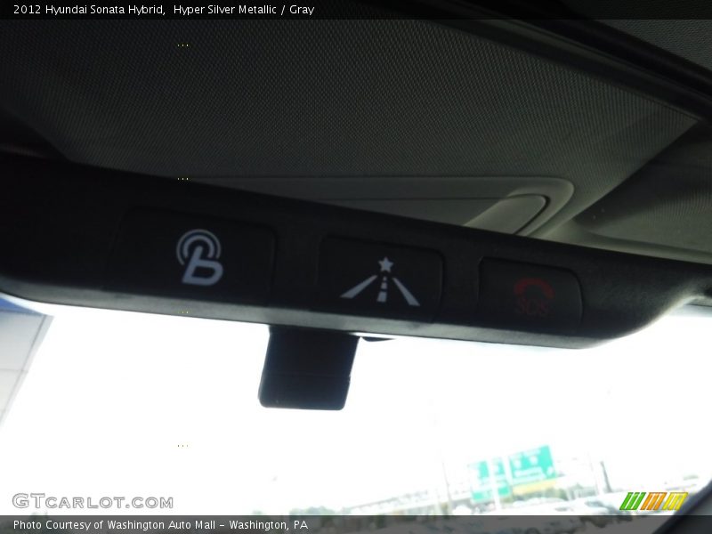Hyper Silver Metallic / Gray 2012 Hyundai Sonata Hybrid