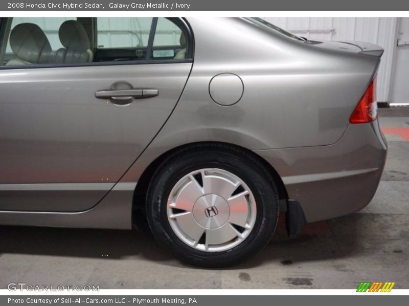 Galaxy Gray Metallic / Ivory 2008 Honda Civic Hybrid Sedan