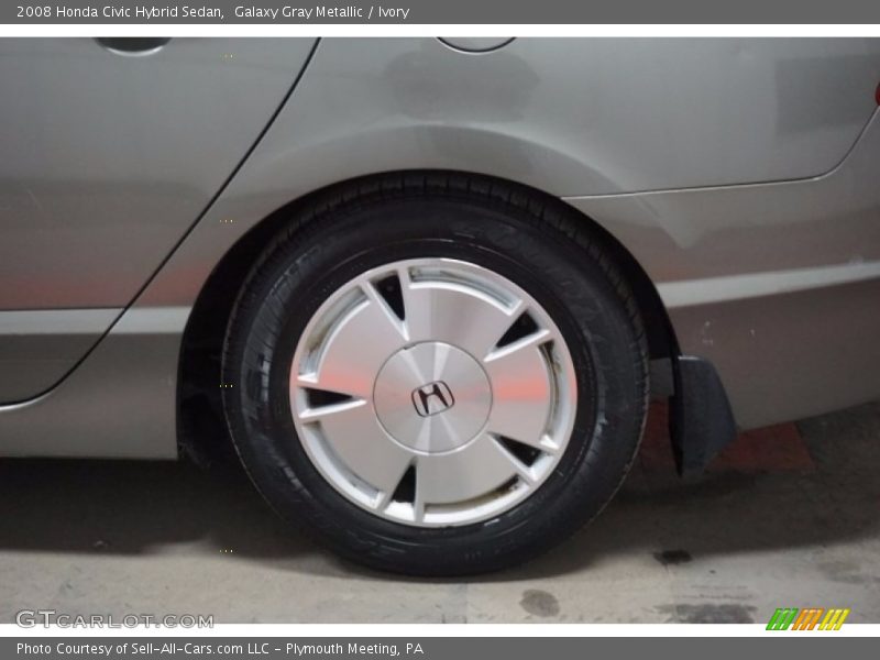 Galaxy Gray Metallic / Ivory 2008 Honda Civic Hybrid Sedan