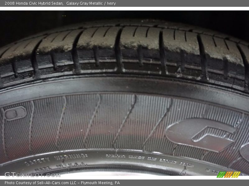 Galaxy Gray Metallic / Ivory 2008 Honda Civic Hybrid Sedan