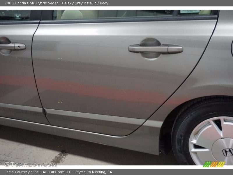 Galaxy Gray Metallic / Ivory 2008 Honda Civic Hybrid Sedan