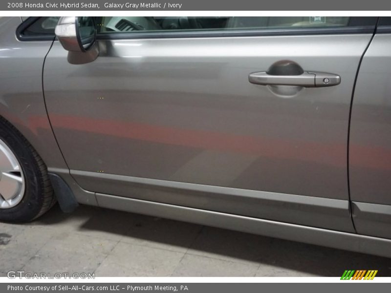 Galaxy Gray Metallic / Ivory 2008 Honda Civic Hybrid Sedan