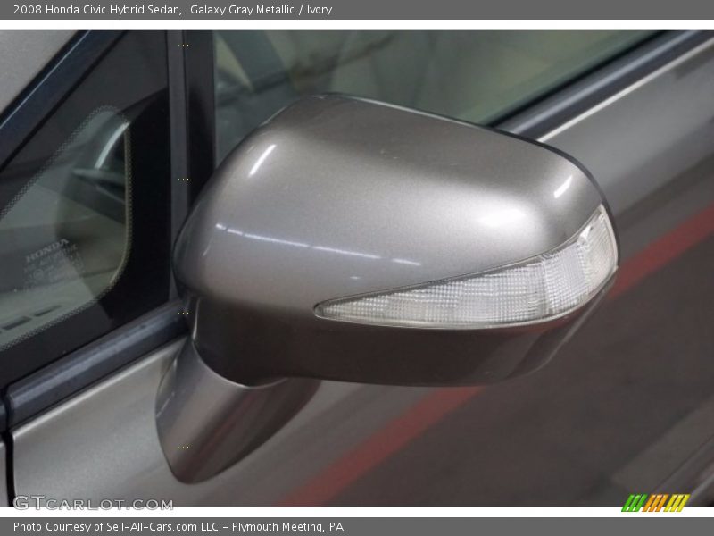 Galaxy Gray Metallic / Ivory 2008 Honda Civic Hybrid Sedan