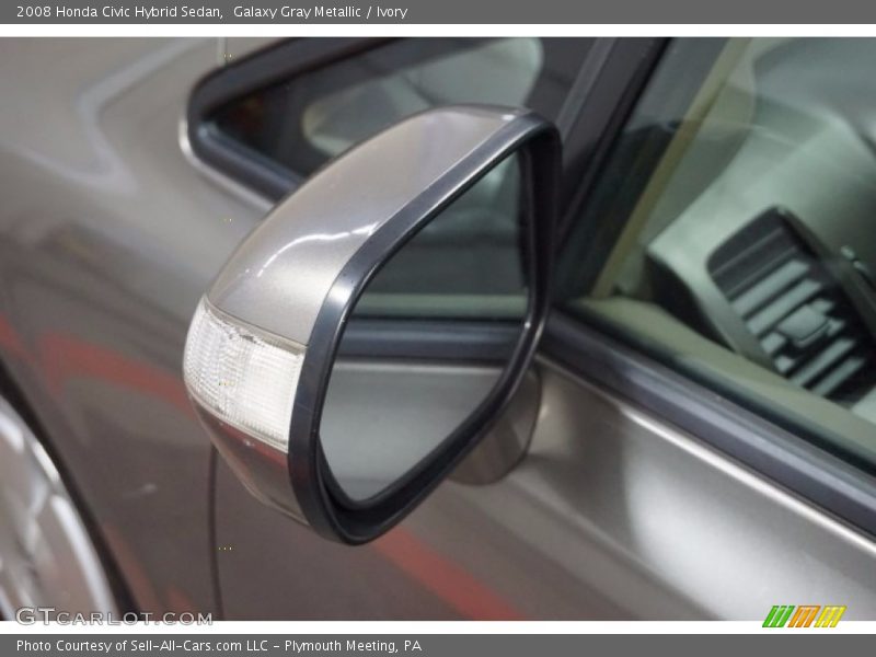 Galaxy Gray Metallic / Ivory 2008 Honda Civic Hybrid Sedan