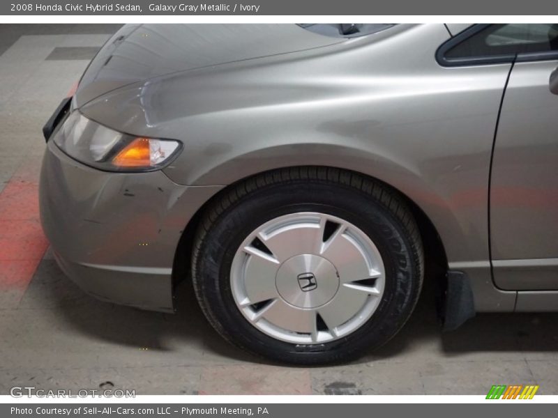 Galaxy Gray Metallic / Ivory 2008 Honda Civic Hybrid Sedan