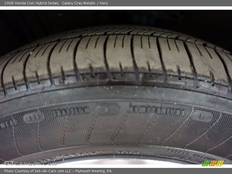 Galaxy Gray Metallic / Ivory 2008 Honda Civic Hybrid Sedan