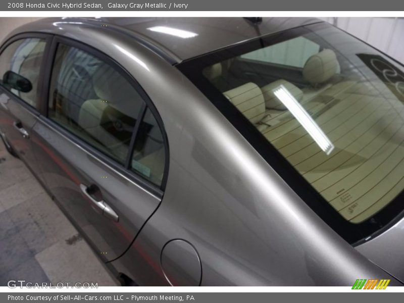 Galaxy Gray Metallic / Ivory 2008 Honda Civic Hybrid Sedan