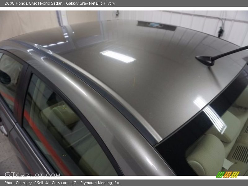 Galaxy Gray Metallic / Ivory 2008 Honda Civic Hybrid Sedan