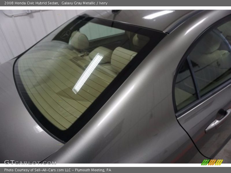 Galaxy Gray Metallic / Ivory 2008 Honda Civic Hybrid Sedan