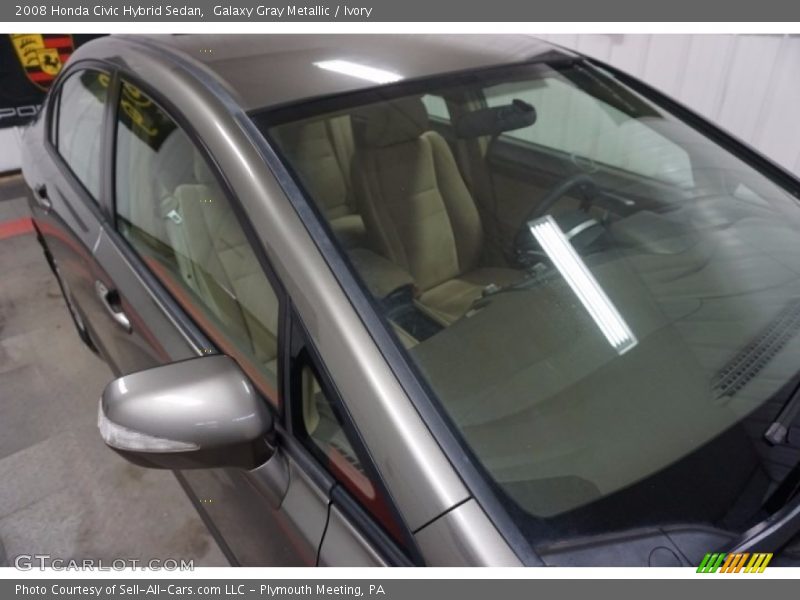 Galaxy Gray Metallic / Ivory 2008 Honda Civic Hybrid Sedan