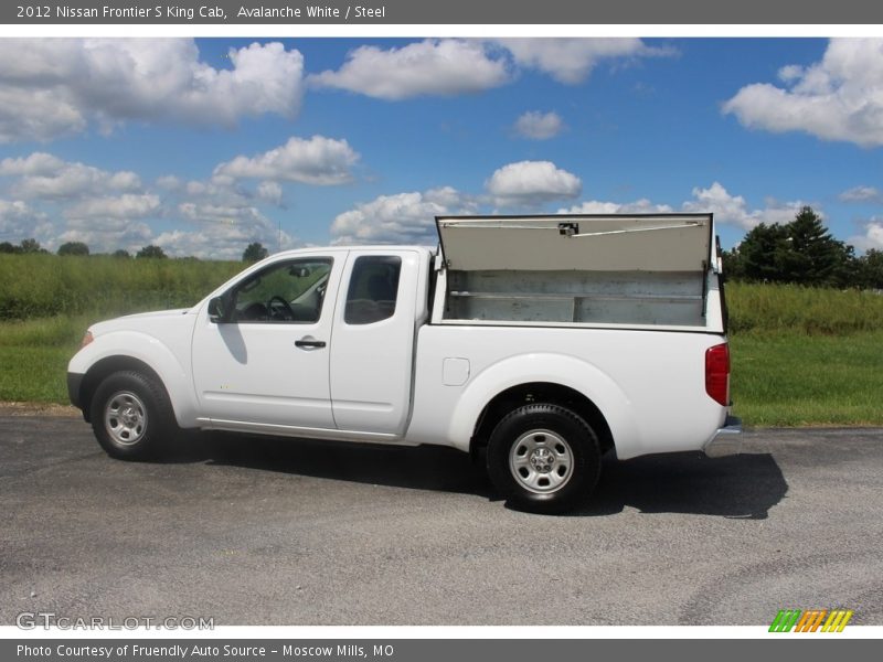 Avalanche White / Steel 2012 Nissan Frontier S King Cab