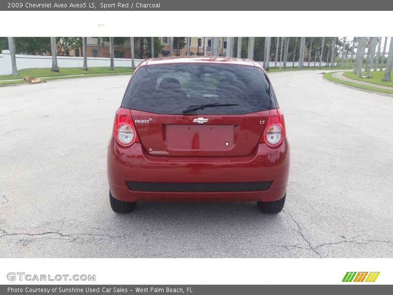 Sport Red / Charcoal 2009 Chevrolet Aveo Aveo5 LS