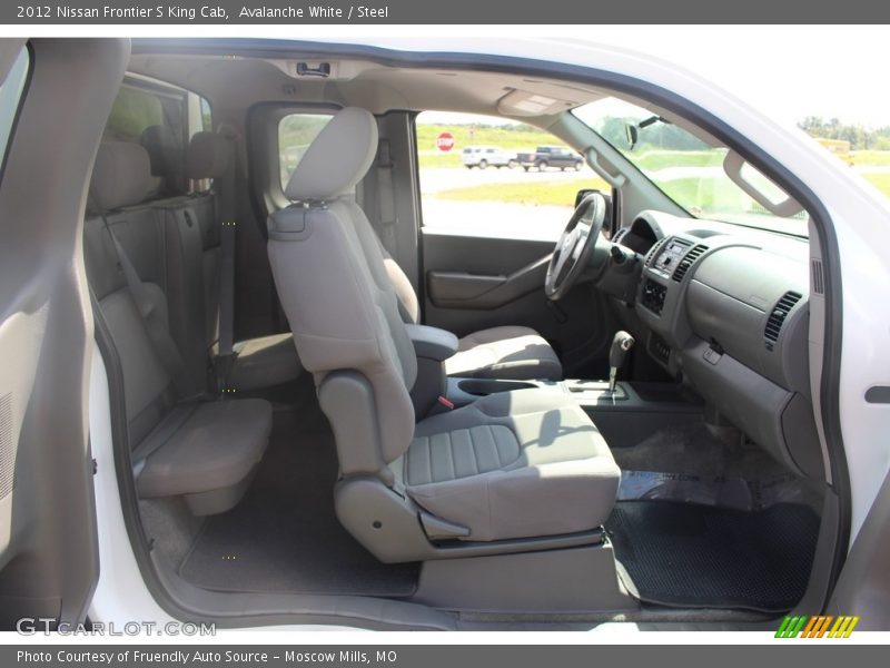 Avalanche White / Steel 2012 Nissan Frontier S King Cab