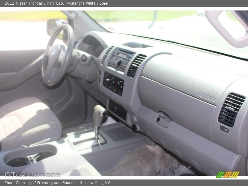 Avalanche White / Steel 2012 Nissan Frontier S King Cab