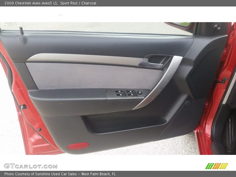 Sport Red / Charcoal 2009 Chevrolet Aveo Aveo5 LS